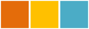 ColorCombo6482 with Hex Colors #E46C0A #FFC000 #4BACC6