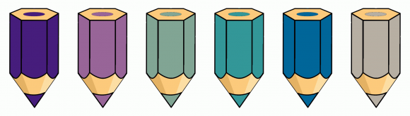 ColorCombo6850 with Hex Colors #461D7C #986598 #81A594 #339798 #006699 ...