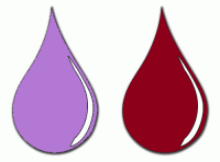 ColorCombo7453 with Hex Colors #B378D3 #8C001A