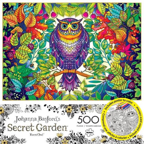 Johanna Basford Secret Garden Jigsaw puzzle Coloring Queen