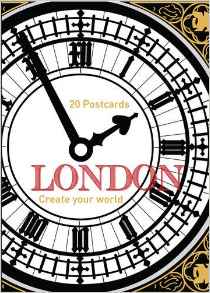 London Postcards - 20 Postcards to colour