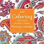 Posh Colouring 2015-2016 Planning Calendar