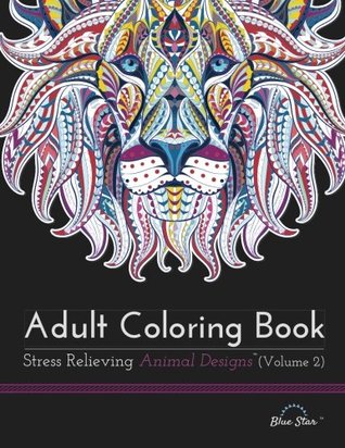 Adult Coloring Animal Designs by Blue Star