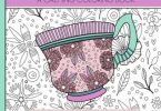 Garden Tea Party - A Calming Coloring Book