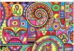 Groovy Abstract Coloring Book