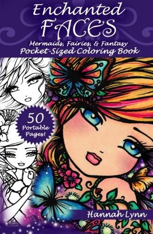 Enchanted Faces - Pocket Sized Coloring Book