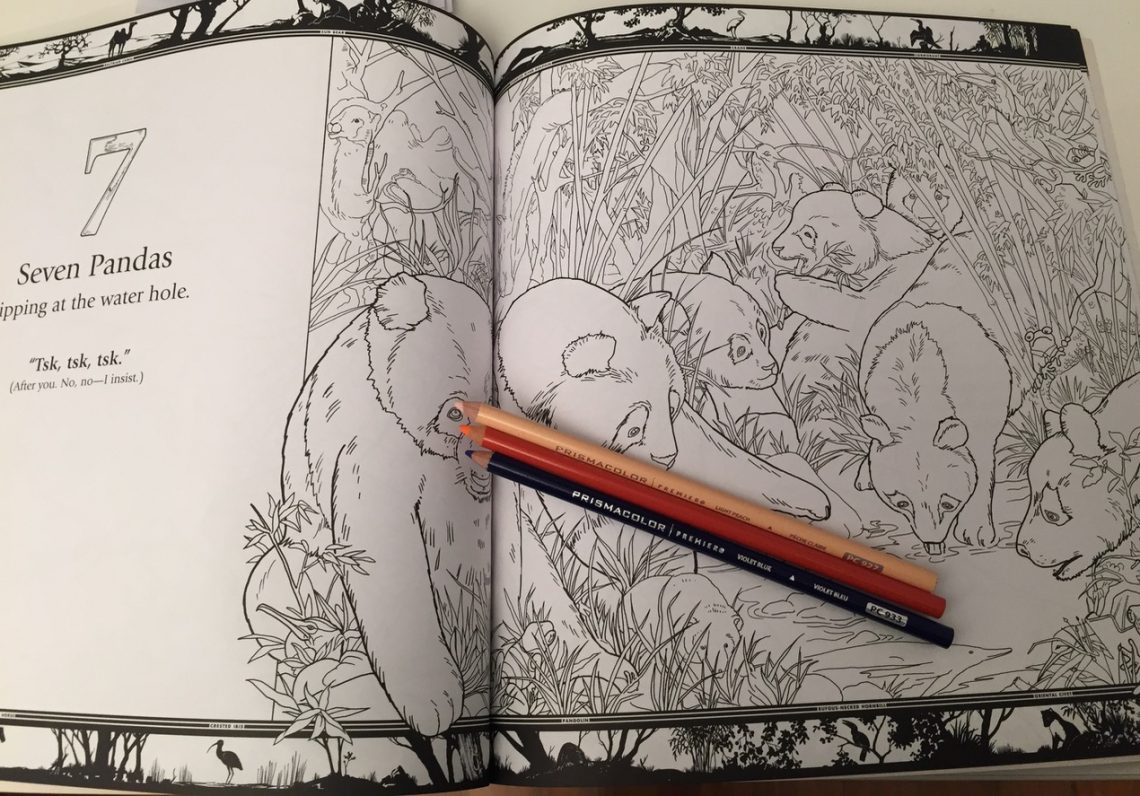The Water Hole Coloring Book - Review - Coloring Queen