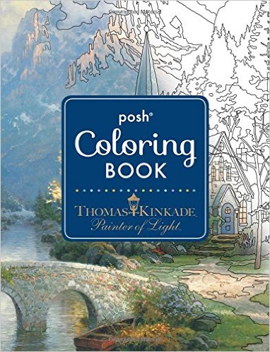 Thomas Kinkade Painter of Light – Coloring Book Review
