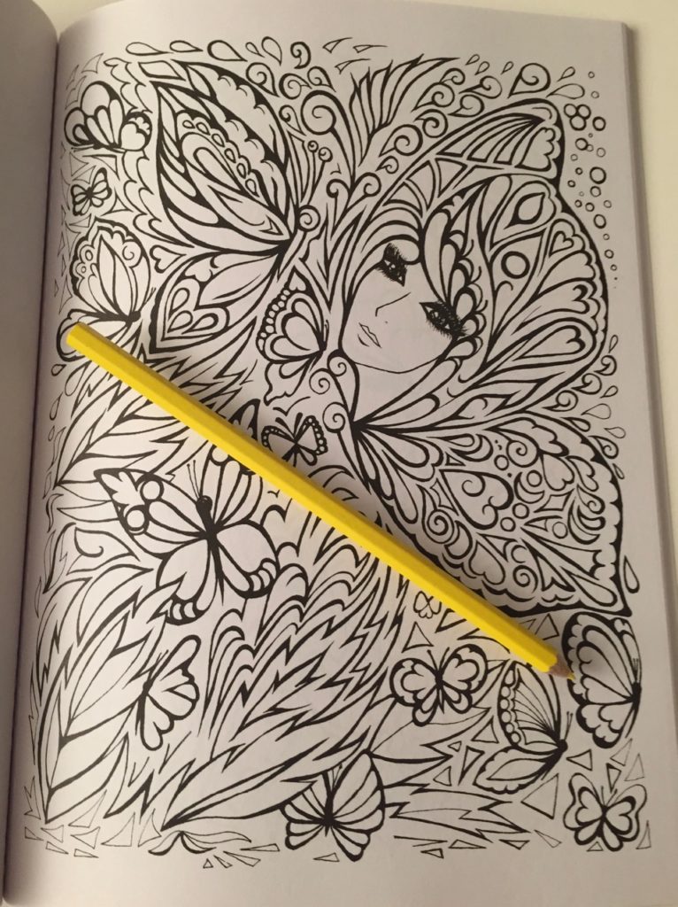 Fanciful Faces - Coloring Book Review | Coloring Queen