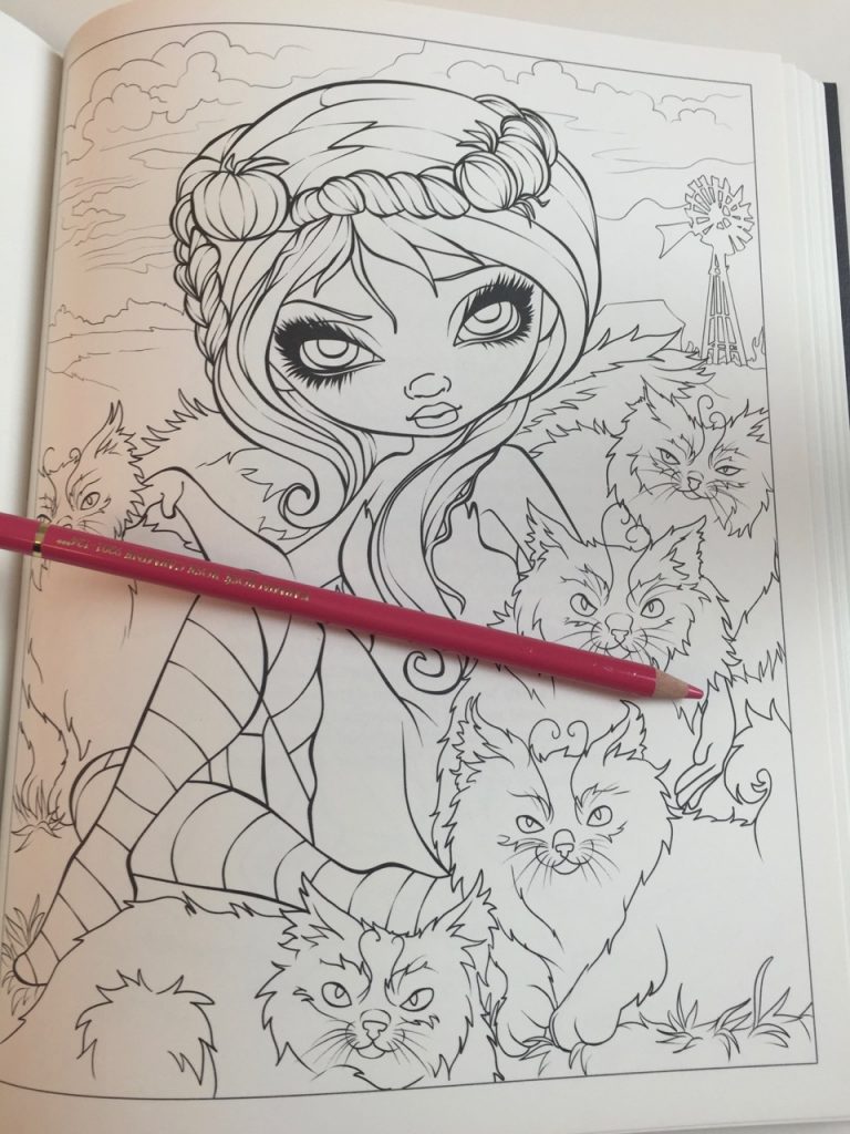 Jasmine Becket-Griffith Halloween Coloring Book - Coloring Queen