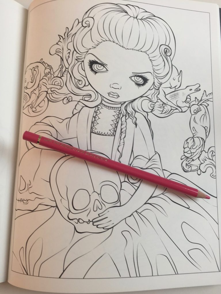 Jasmine Becket-Griffith Halloween Coloring Book - Coloring Queen