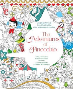 The Adventures of Pinocchio Coloring Book by Fabiana Attanasio