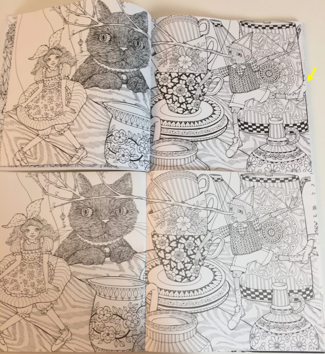 The Mysterious Library - A Coloring Book Journey Into Fables (English