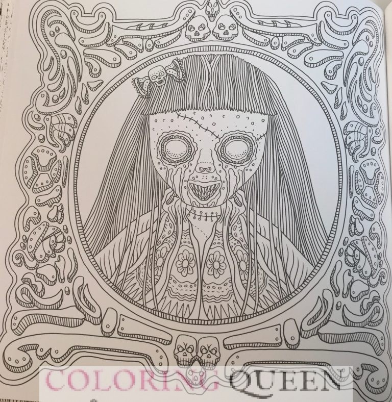 The Beauty of Horror - A Gorgeous Coloring Book - Coloring Queen