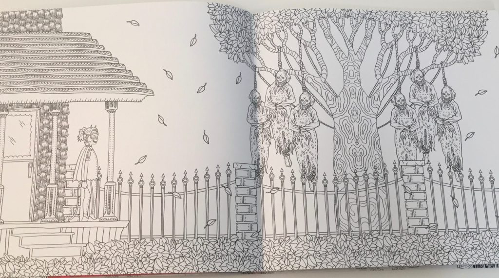 The Beauty of Horror - A Gorgeous Coloring Book | Coloring Queen