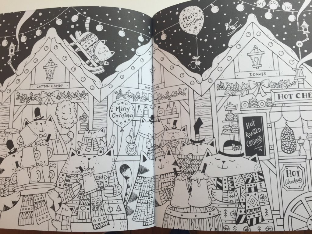 A Million Christmas Cats Coloring Book | Coloring Queen