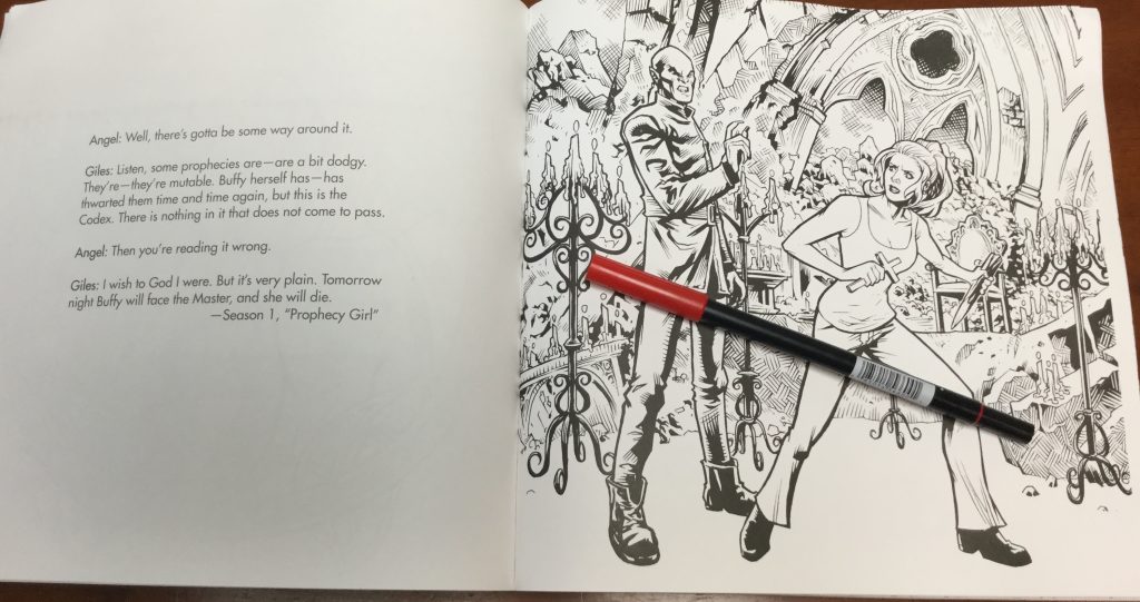 Buffy The Vampire Slayer Coloring Book Coloring Queen