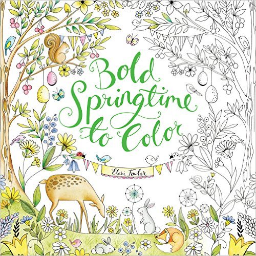 Bold Springtime to Color Coloring Book Review