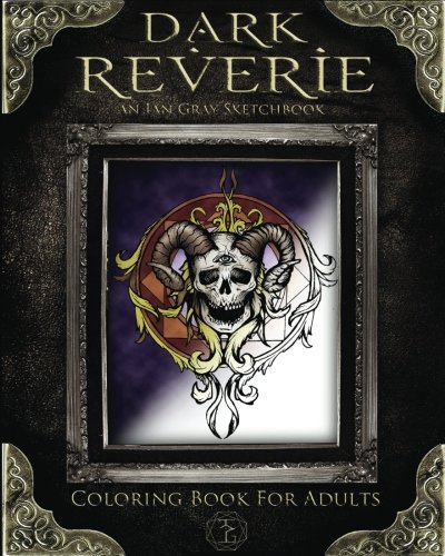 Dark Reverie Coloring Book Cover