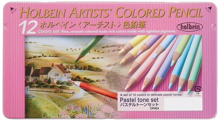 Holbein Colored Pencils – Pastel Tone Set (12 pc) Review