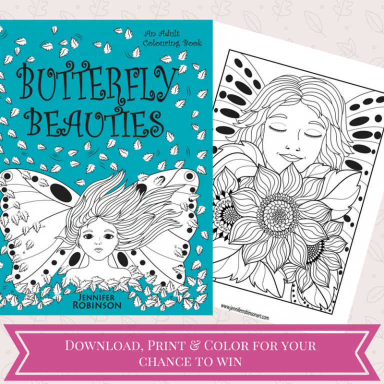 Butterfly Beauties Coloring Book Contest & Giveaway