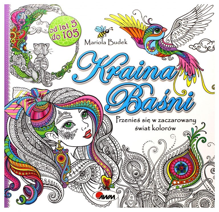 Kraina Basni Polish Coloring Book Cover