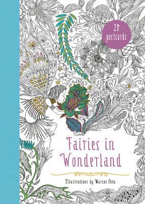 Fairies in Wonderland Postcards illustrated by Marcos Chin - see inside here