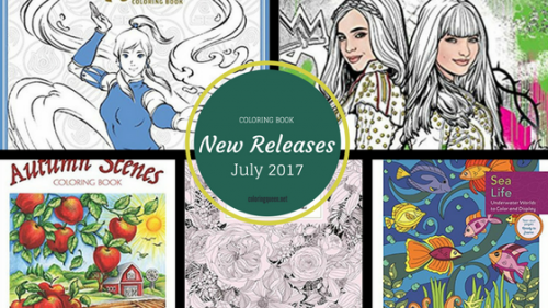 Coloring Books - New Releases - July - 2017 - Coloring Queen