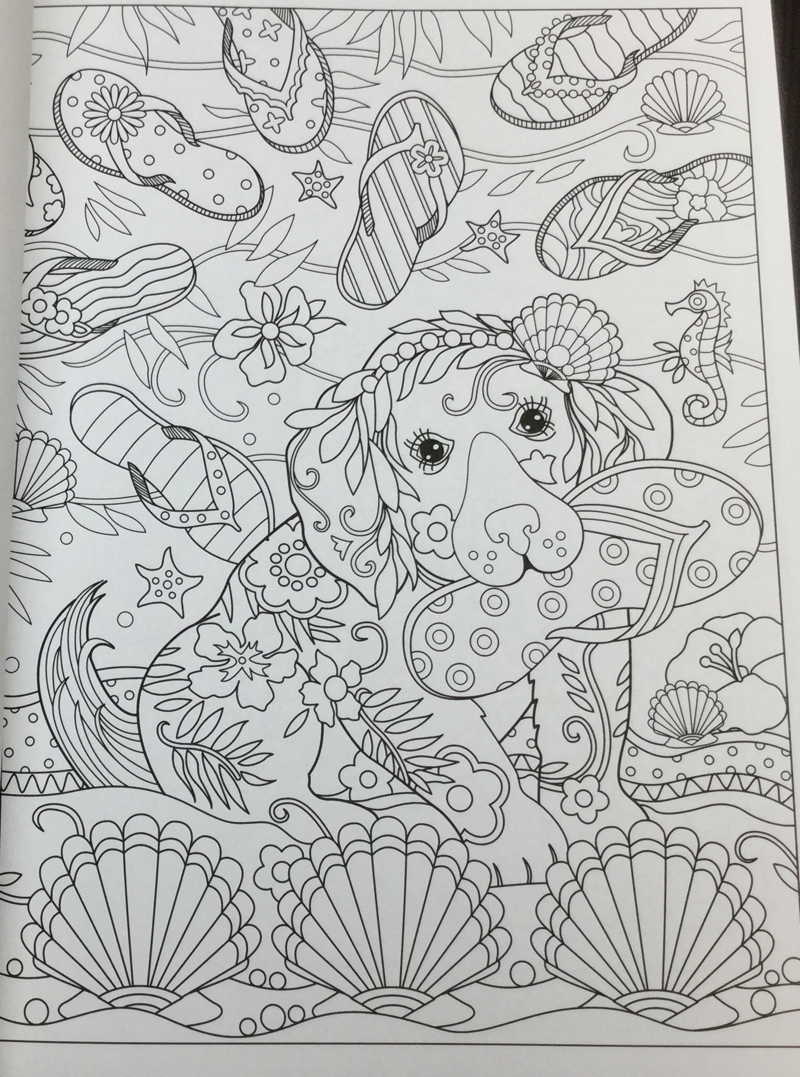 Playful Puppies Coloring Book Review | Coloring Queen