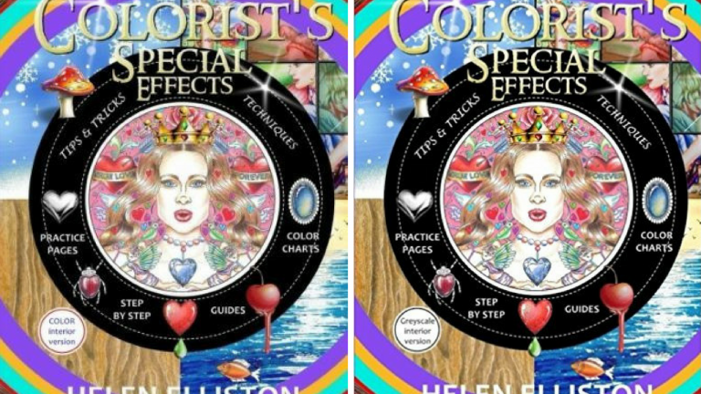 Colorist’s Special Effects Coloring Book Review (Color & Grayscale Edition)