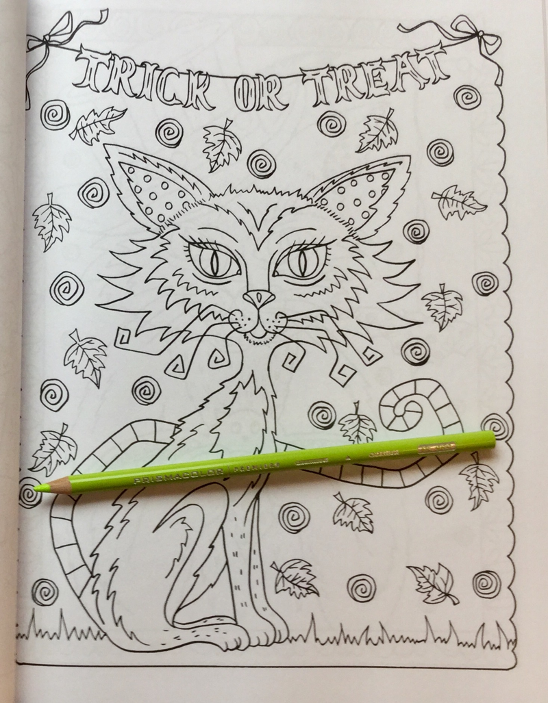 Halloween Cats Coloring Book Review | Coloring Queen