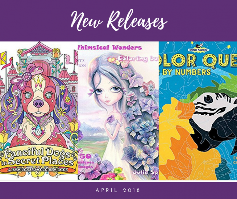 Coloring Books – New Releases – April- 2018