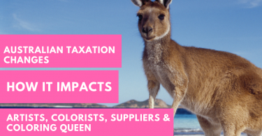 Impact of changes to the Australian GST law and how it impacts on the coloring community