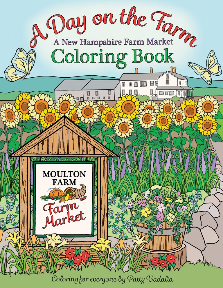 A Day on the Farm: A New Hampshire Farm Market Coloring Book