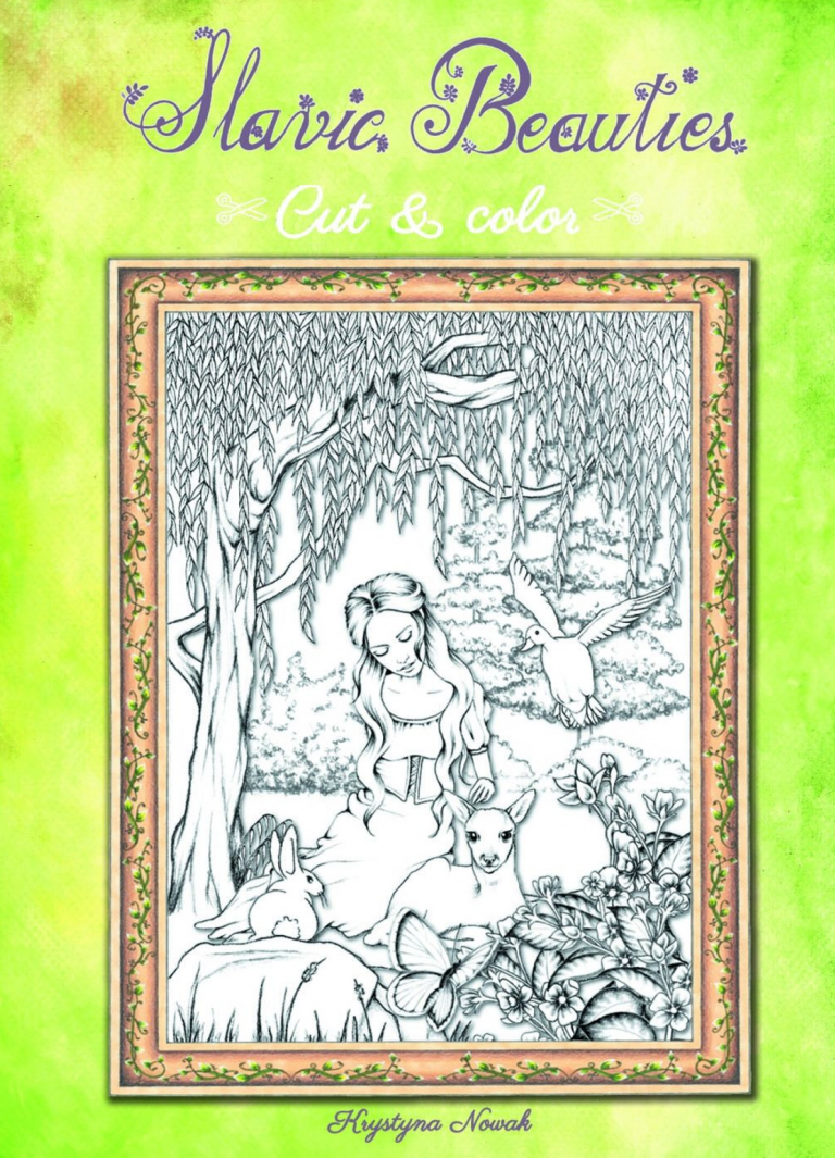 Slavic Beauties Cut & Color Coloring Book Review