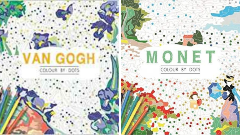 Monet & Van Gogh Colour by Dots Coloring Book Reviews