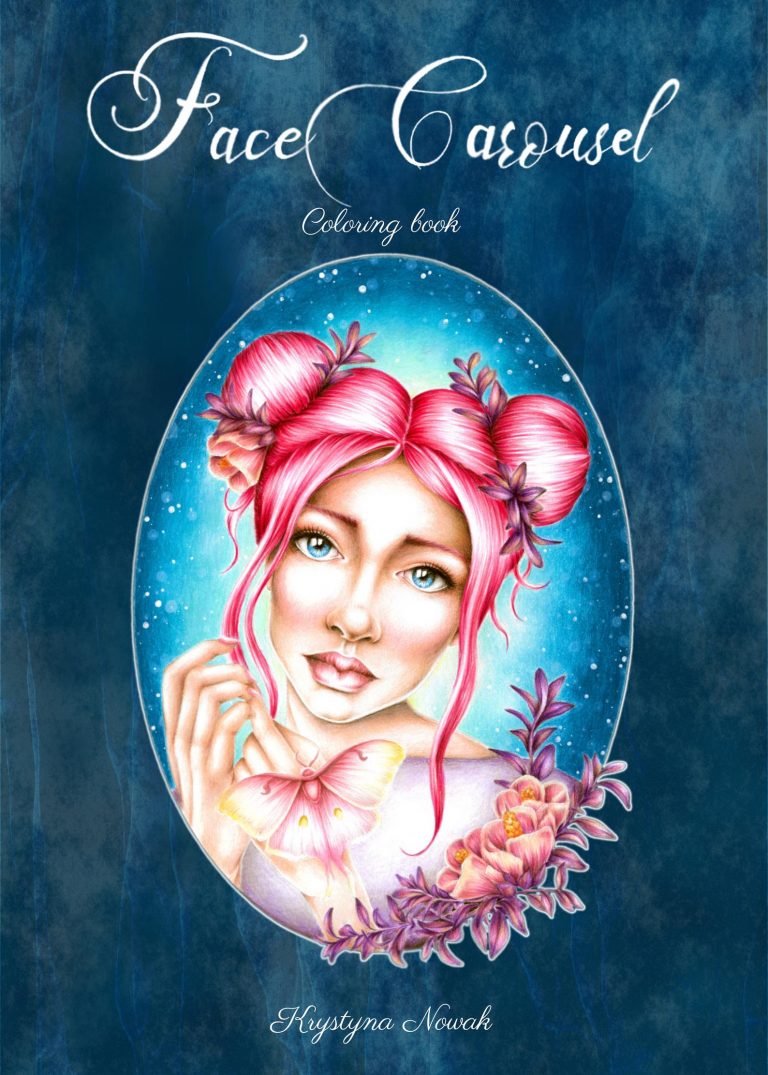 Face Carousel Coloring Book