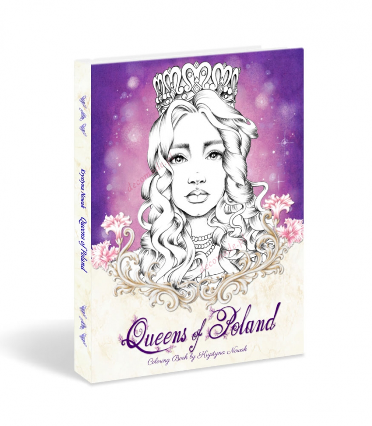 Queens of Poland Coloring Book cover art