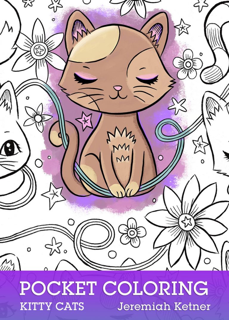 Kitty Cats Pocket Coloring Book Review