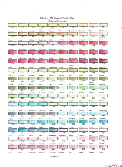 Felissimo Colored Pencils (150) Review - Coloring Queen