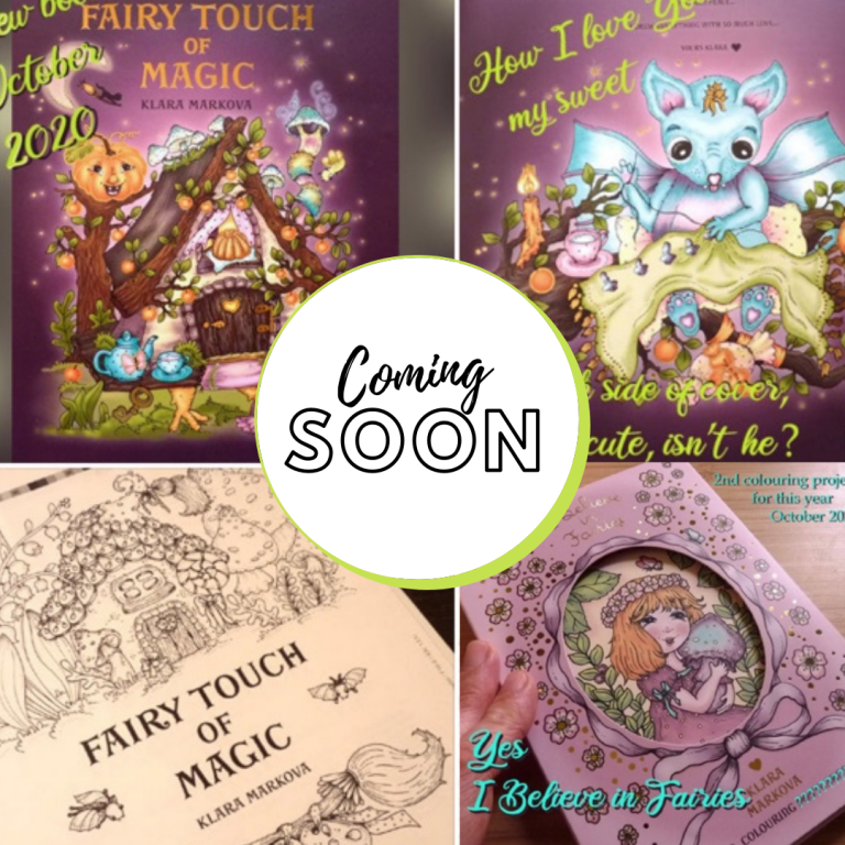 Fairy Touch of Magic Coloring Book – Klara Markova