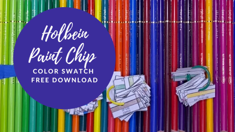 Holbein Paint Chip Swatch Chart | Free Download