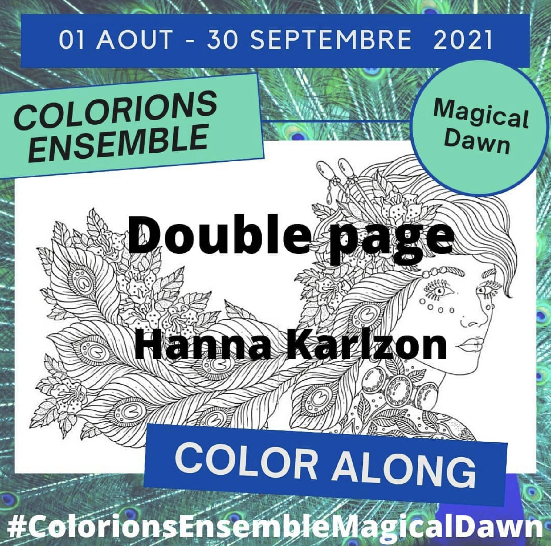 Colorionsensemblemagicaldawn Color Along - Coloring Queen