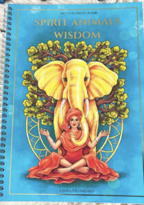 Spirt Animals Wisdom Coloring Book cover