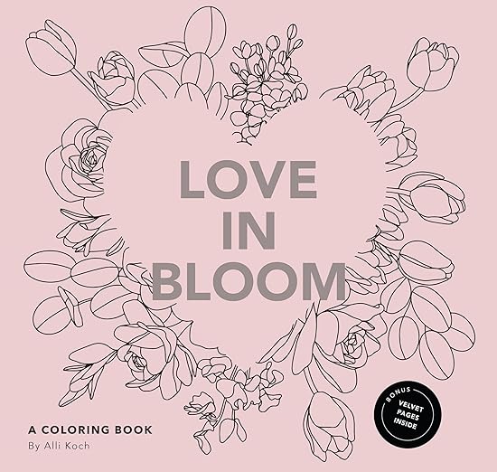 Love in Bloom Coloring Book Review