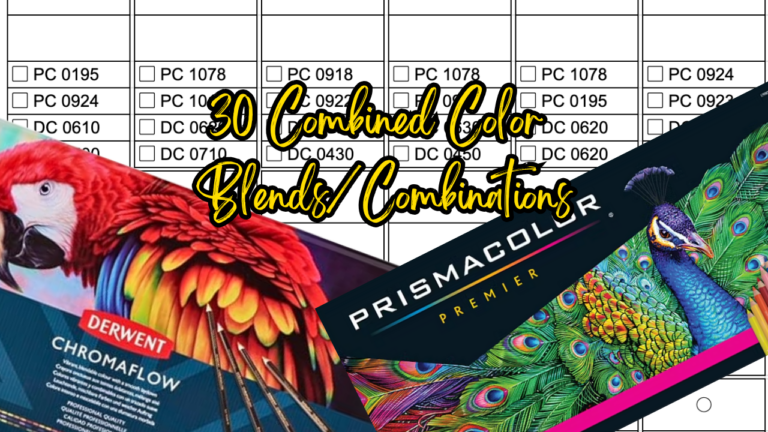 30 Derwent Chromaflow with Prismacolor Color Blends | Free Download