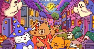 Snuggly Friends - Halloween Whispers Coloring Book cover