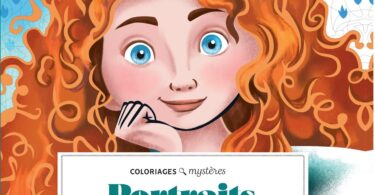 Disney Grand Carré Mystères Portraits Coloring Book cover