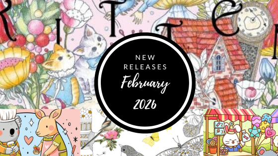 Coloring Books New Releases – February 2026