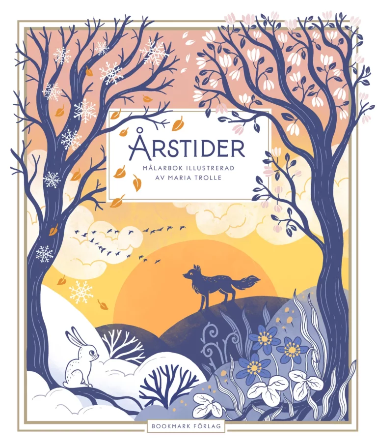 Årstider Coloring Book cover
